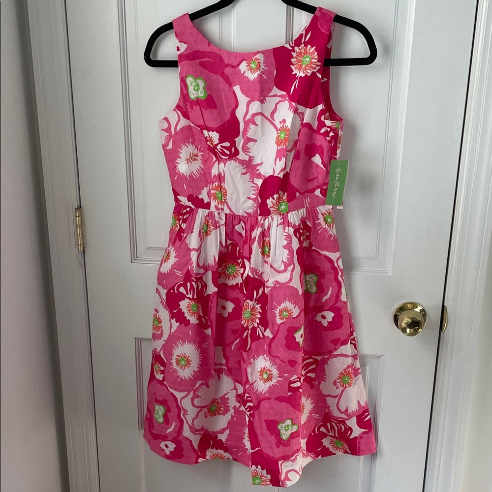 Lilly Pulitzer Pink Floral Dress